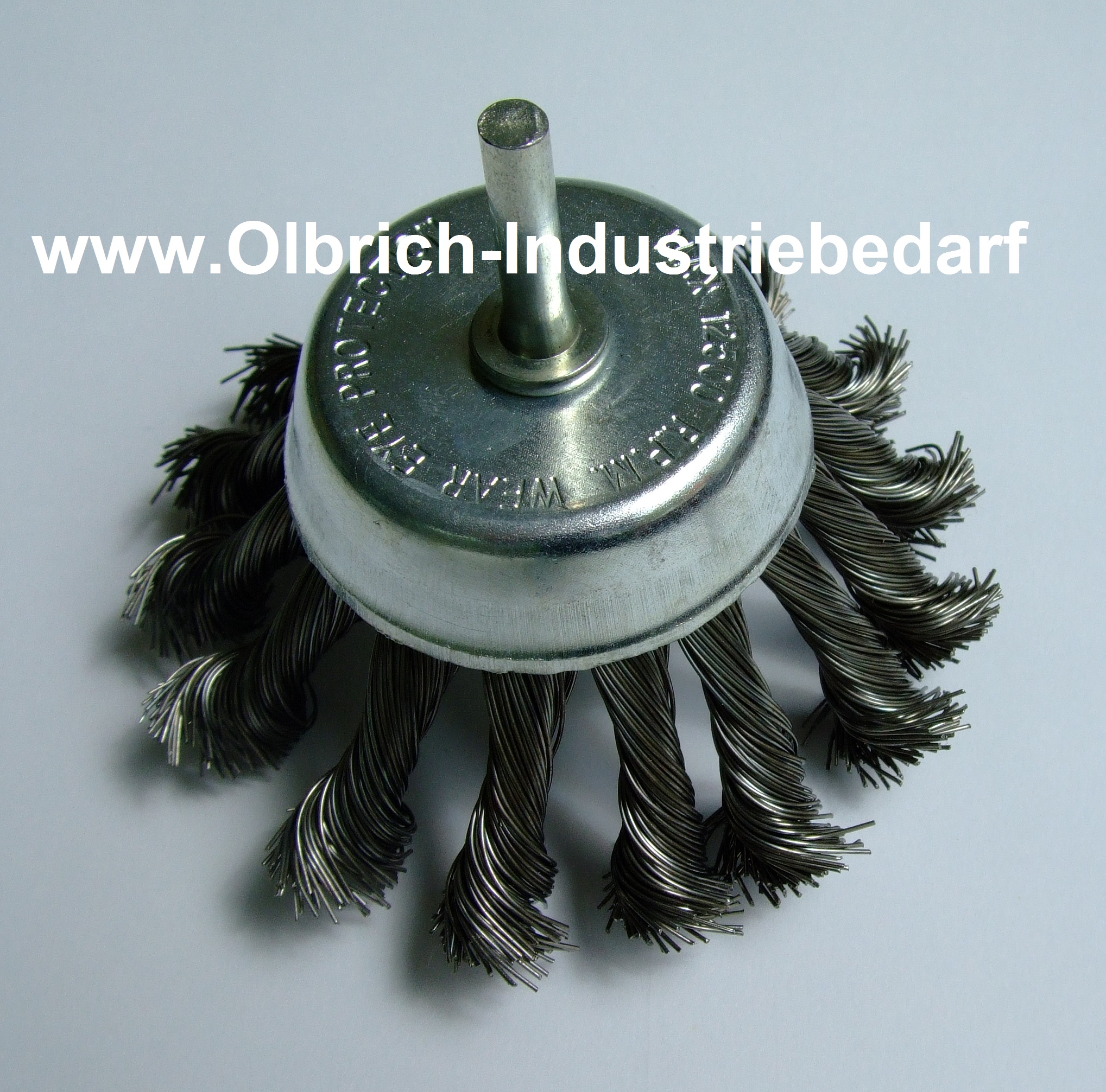 2 Nylon-Topfbürsten Für Winkelschleifer - 63,5mm Durchmesser M14 Gewinde