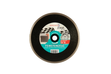 Dronco 230 mm Feinsteinzeug Diamant Trennscheibe mit Turbo-Schneidrand für Fliesen und Granit
