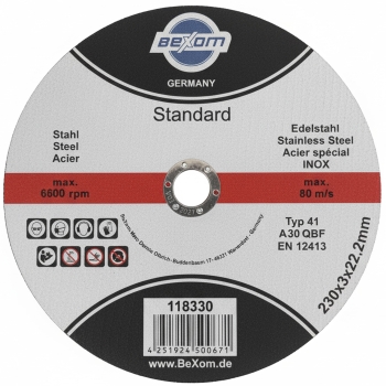 Standard Cutting Disc 230x3.0x22.23 mm