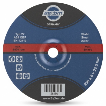 Schruppscheiben 230x6 mm Metall, Stahl und Eisen