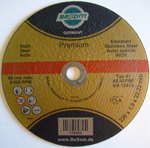 Premium Trennscheibe 230x1,9 mm