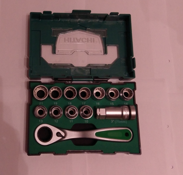 Hitachi 13tlg (1/2) Steckschlüsseleinsatz-Set (Box III)