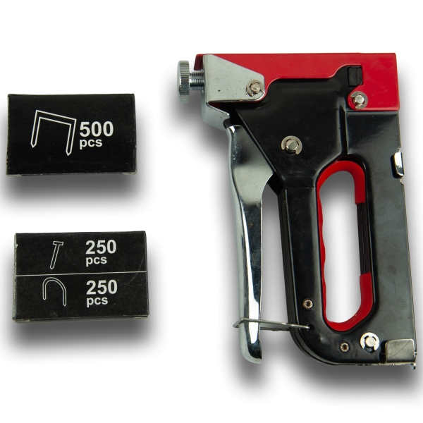 Hand Staple Gun incl. 1000 Staples