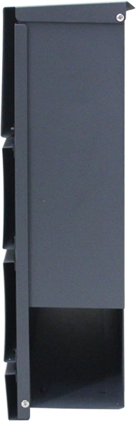 Wandbriefkasten Anthrazit RAL 7016 inkl. Zeitungsfach