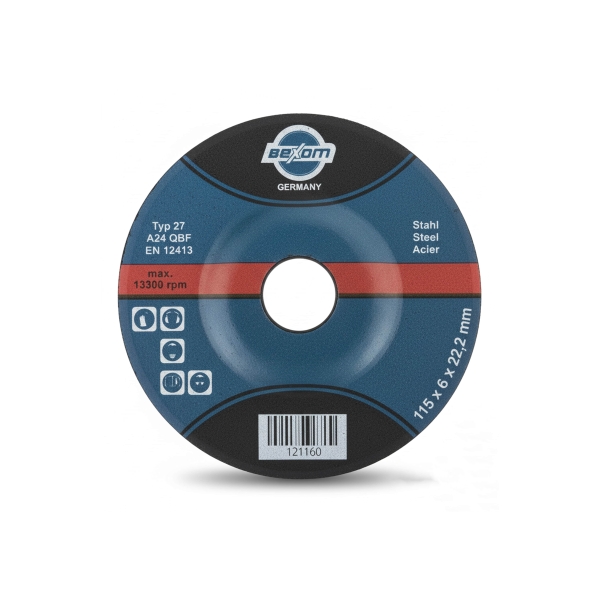 Schruppscheiben 115x6 mm Metall, Stahl und Eisen