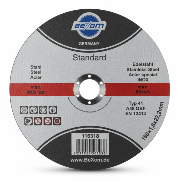 Trennscheiben 180x1,6 mm Edelstahl und INOX