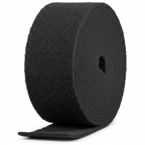 Schleifvlies Körnung 180 - 10 Meter Rolle Schwarz