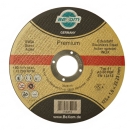 Trennscheibe 125x1 mm [PREMIUM] – für INOX, Edelstahl, VA, Metall, Stahl & Eisen – mit oSa® Zeichen