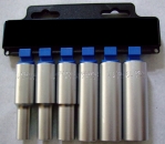 Tiefbett - Stecknüsse 10,11,13,15,17,19mm  1/2" ()