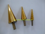 Stufenbohrer 3 tlg. HSS-TIN  4-32 mm